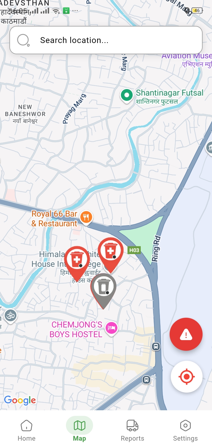 Real-Time Waste Map